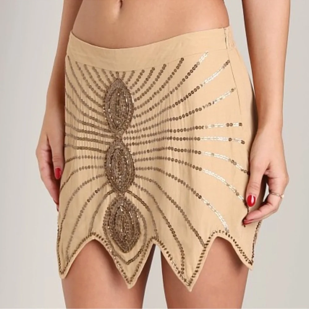✨Vintage✨ Spell Mazy Star Sequin Mini Skirt